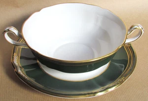 SPODE HARROGATE Y8237 SOUP COUPE & UNDERPLATE (12200) - Picture 1 of 5