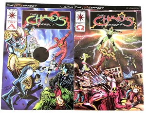 THE CHAOS EFFECT. ALPHA & OMEGA. (2 ISSUE LOT). VALIANT COMICS. 1990'S - Picture 1 of 11