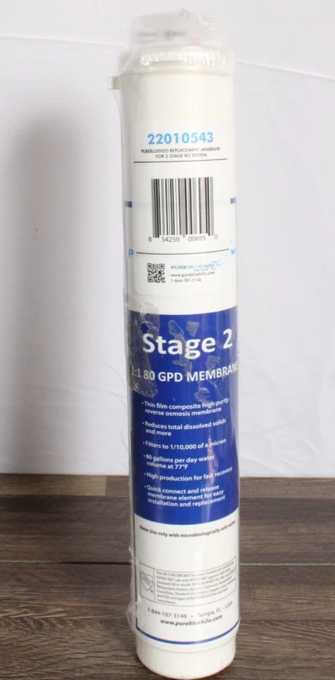 Pure Blue High Efficiency Membrane Replacement for 1:1 Reverse Osmosis Filter