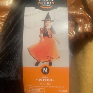 Fancy Witch Halloween Costume With Fancy Hat M( 8) Hyde + Eek NEW - Picture 1 of 7