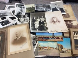 Vintage Black and White Photos & Post Card Lot, See All Photos  Very Unusual - Picture 1 of 12