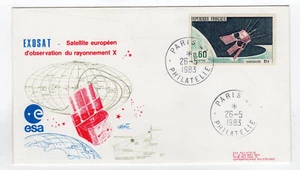 France FDC 1983 Exosat Satellite européen /RUFDC48 - Picture 1 of 1