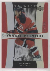 2005-06 Upper Deck Trilogy Rookie Premiere /999 Zach Parise #198 Rookie RC