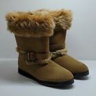 Seasons Lake Placid Sand Suede Leather Boots 8