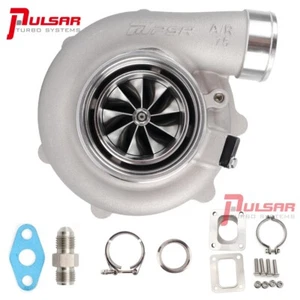 Pulsar Turbo 6862G Dual Ball Bearing Turbo Billet Wheel Vband 1.01A/R+T4 Adapter - Picture 1 of 10