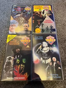 Dr Who - Morbius - Time Warrior - Claws Axos - Pyramids of Mars - 4 x VHS Videos - Picture 1 of 4
