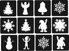 12x Christmas top up glitter tattoo kit face painting Airbrush (reusable)