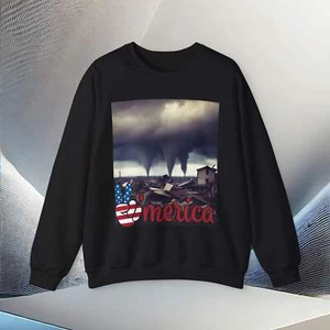 Resilient America Unisex Heavy Blend Crewneck Sweatshirt – Cozy Comfort for Cold - Picture 1 of 36