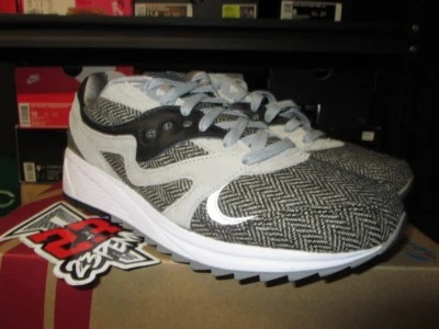 SALE SAUCONY GRID 8000 CLASSIC HT TAILORED GREY BLACK WHITE S70352-1 NEW MENS - Изображение 1 из 4