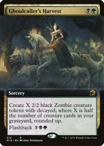 Ghoulcaller's Harvest Foil (372) Extended Art Innistrad: Midnight Hunt MID MTG - Picture 1 of 1