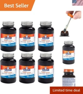 Versatile Elmer's No-Wrinkle Rubber Cement with Brush - Perfect for Art Projects - Picture 1 of 8