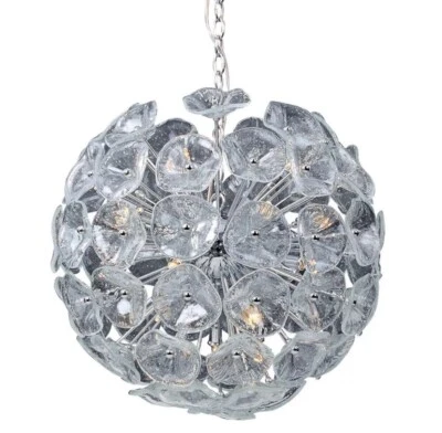 ET2 E22094 Fiori 23" 20 Luces Colgante - Transparente Foto 1 de 4