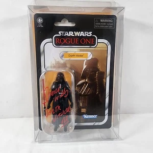 Star Wars The Vintage Collection Rogue One Darth Vader Firmado Spencer Wilding - Imagen 1 de 4