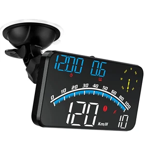 Digital GPS Speedometer, Car Universal HUD Head up Display with Speed MPH, Compa - Picture 1 of 9