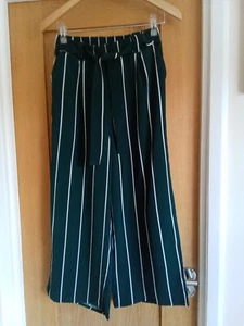 New Look Striped Wide Legged Trousers - Picture 1 of 3
