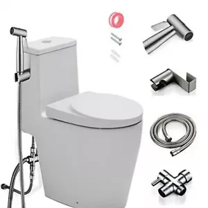 Pulverizador de bidé para inodoro, kit de agua de pulverización de bidé portátil, show de mano de baño... - Imagen 1 de 1