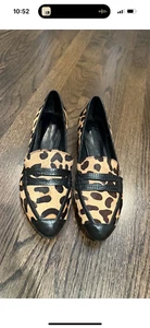 Rebecca Minkoff Leopard Calf Hair Shoes, brand new s 9M - Picture 1 of 5