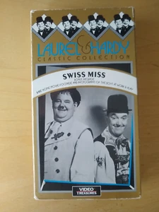 Laurel and Hardy Classic Collection "Swiss Miss" VHS Tape-1938/1991 Pre-Owned - Picture 1 of 2