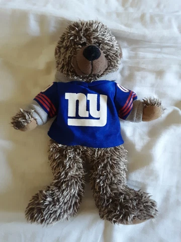 NY Giants Bear Plush with Hoodie Cover