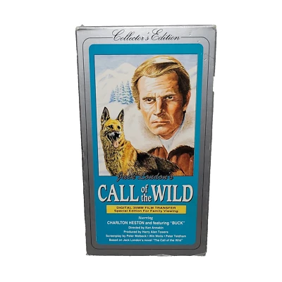 Jack London's CALL OF THE WILD VHS 1972 Chalton Heston & Dog Sled vs. Nature - Image 1 of 4