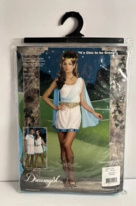 Dreamgirl Costume It's Chic to be Greek Women's Halloween 3-Piece Medium - Picture 1 of 3
