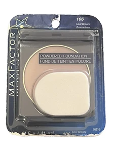 Max Factor International Powdered Foundation, 106 Cool Bronze, *READ DETAILS - Picture 1 of 6