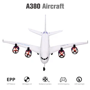 A380 2.4G Airplane Flying Glider with Searchlight 3CH for E4V2 - Picture 1 of 11