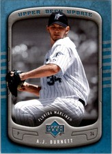 2005 Upper Deck Update Baseball Card #1 A.J. Burnett