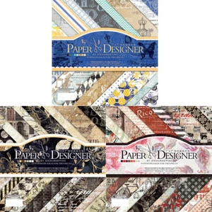 18PCS 7'' Vintage Paper Pad Single-sided DIY Scrapbooking Diary Card Planner Art - Picture 1 of 10