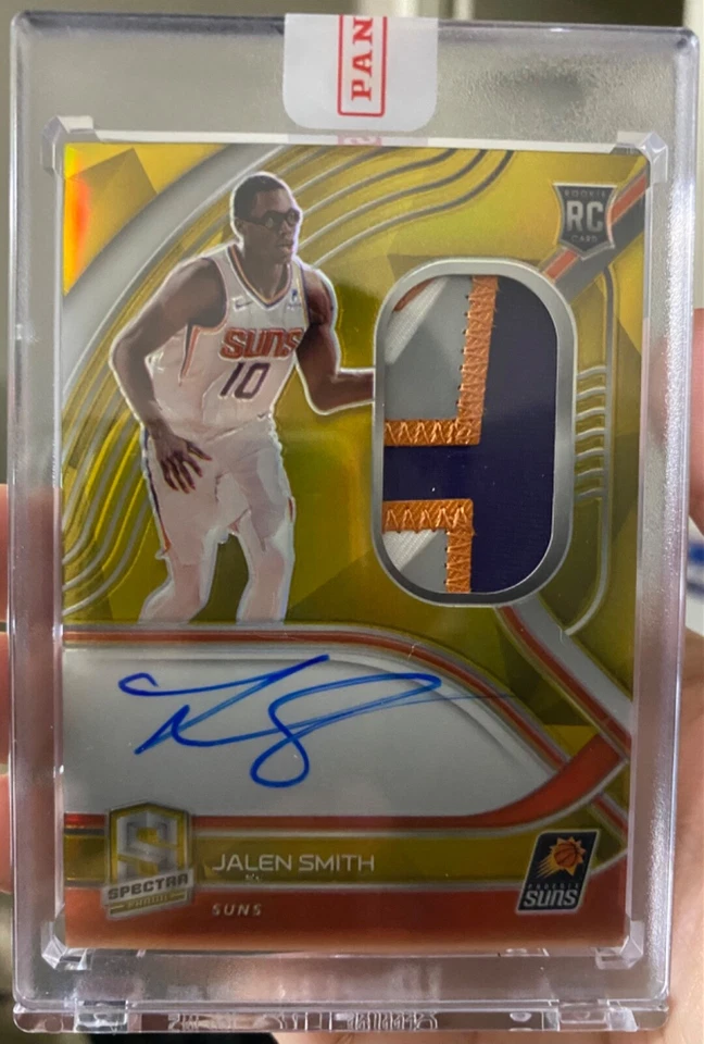2020-21 Panini Spectra - Rookie Jersey Autographs RPA Jalen Smith Gold /10 - Image 1 of 2