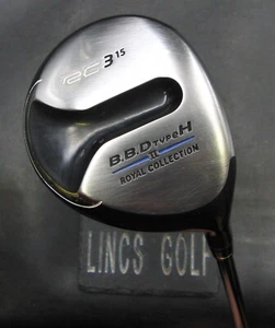 Royal Collection B.B.D II 15° 3 Wood Stiff Graphite Shaft Golf Pride Grip - Picture 1 of 6
