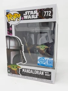 Funko Pop! Vinilo: Star Wars - Mandalorian con Grogu - Objetivo (Exclusivo) #772 - Imagen 1 de 6