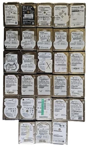 *NOT WORKING*  28 - 120GB,160GB,500GB,750GB,1TB  2.5'' SATA Drives (READ FIRST) - Picture 1 of 4
