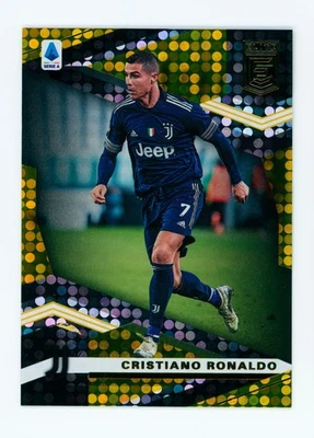 2020-21 Cristiano Ronaldo Panini Donruss Elite Gold Circles Juventus FC Card SSP - Image 1 of 3