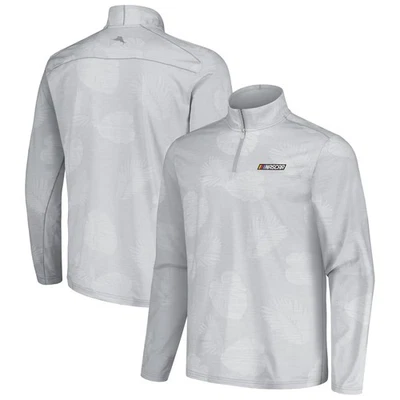 Tommy Bahama Delray Frond IslandZone Half-Zip Jacket - Gray - Image 1 of 3