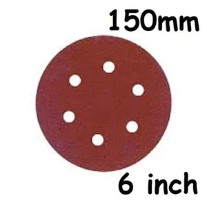 150mm sanding discs 40 GRIT 6 inch 6 hole klingspor mirka alternative uk stock - Picture 1 of 1