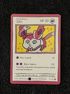 Pokkedo V2 - Silvi (Pokémon Sylveon) 31/60 US SELLER - Image 1 of 2