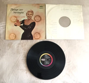 PEGGY LEE - THINGS ARE SWINGIN' 12" VINYL LP, CAPITOL, T 1049 (1958) VG/EX - Picture 1 of 8
