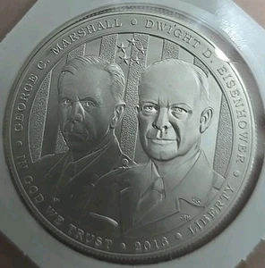 2013-W 5-Star Generals Proof Silver Dollar Commemorative Uncirculated US Coin - Picture 1 of 2