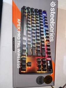 SteelSeries Apex Pro TKL Gen 3 Wireless Gaming Keyboard (64871)... FREE S&H! - Picture 1 of 3