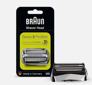 Braun Scherkopfkassette 32S Series 3 Kombipack 3040s,3030s,3050cc,395cc,390ccOVP - Bild 1 von 6