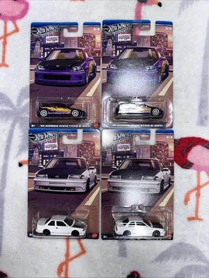 Hot Wheels Silver Compact Kings Nissan Sentra (Chase) Honda Civic Type R (Ek9) Foto 1 de 3