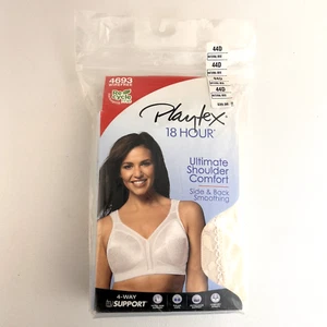 Playtex 18 Stunden Damen Größe 44D Ultimativer Schulterkomfort BH ohne Bügel Beige - Bild 1 von 5