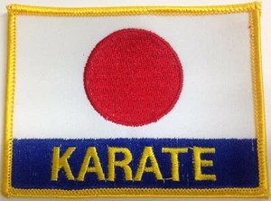 Karate Japanese Sun Patch - Horizontal: 4", Vertical: 3" (Sew On) - Picture 1 of 1