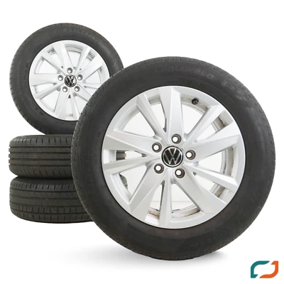 Original VW Touran II Sommerräder Karlstad Sommerreifen 16 Zoll 205/60 R16 96V - Bild 1 von 4