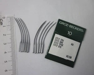 STROBEL 580-11 BLINDSTITCH CURVED OVERLOCK NEEDLES 1717 SRU/TPUE/STE, Nm 80/12 - Picture 1 of 5