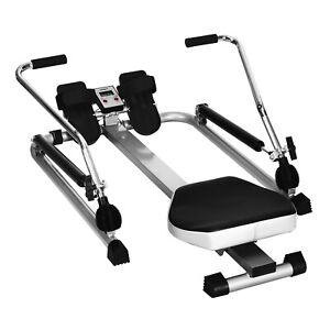 Exercise Rowing Machine Rower W/Adjustable Double Hydraulic Resistance Home Gym
