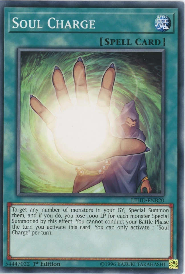 Yugioh Soul Charge LEHD-ENB20 Common NM x2 - Image 1 of 1