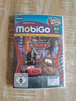 Vtech 80-192504 MobiGo Lernspiel Disney Pixar Cars 2 Gedächtnis Logik  4-7 Jahre - Bild 1 von 4