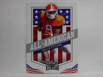 2021 Leaf Draft ALL-AMERICAN TRAVIS ETIENNE #44 Rookie RC - Image 1 of 2